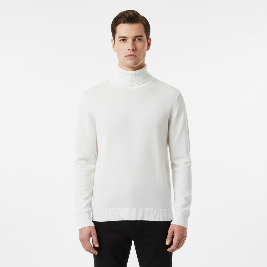 Elegantly Cut Turtleneck Sweater - Harald