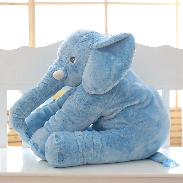 Elephant Plush Toy | Large Cushion and Elephant Comforter for Babies and Children