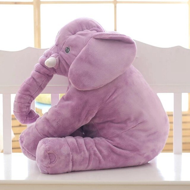 Elephant Plush Toy | Large Cushion and Elephant Comforter for Babies and Children