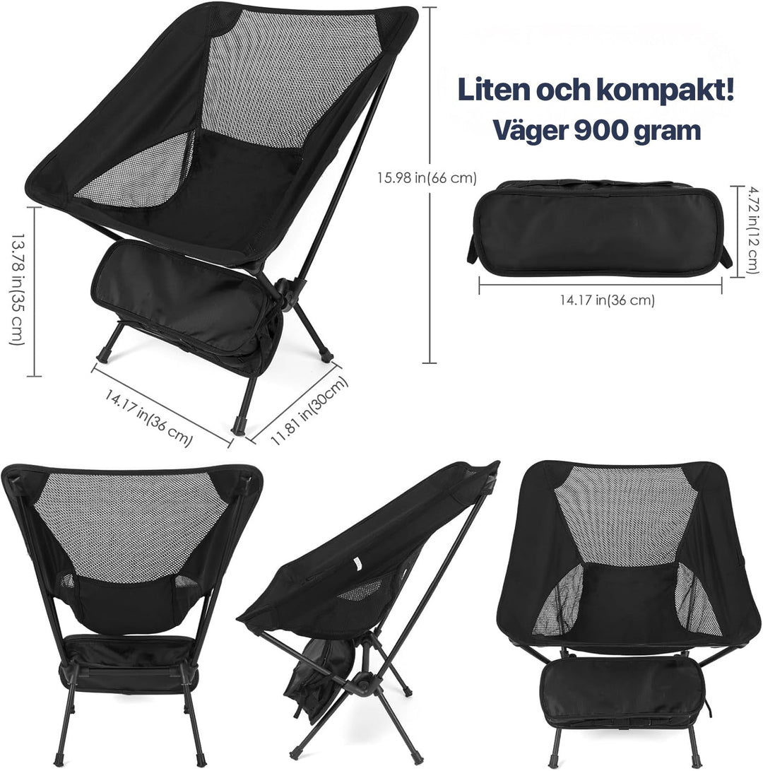 ErgoChair - Foldable Chair for Beach, Camping &amp; Leisure