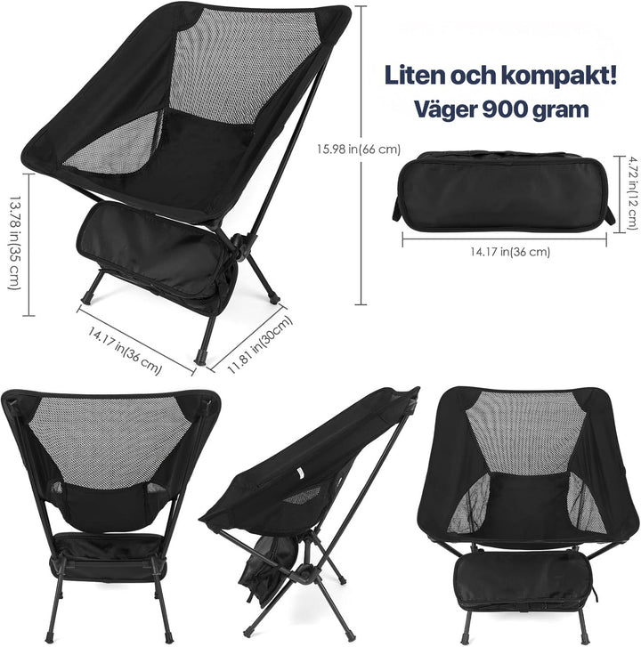 ErgoChair - Foldable Chair for Beach, Camping &amp; Leisure