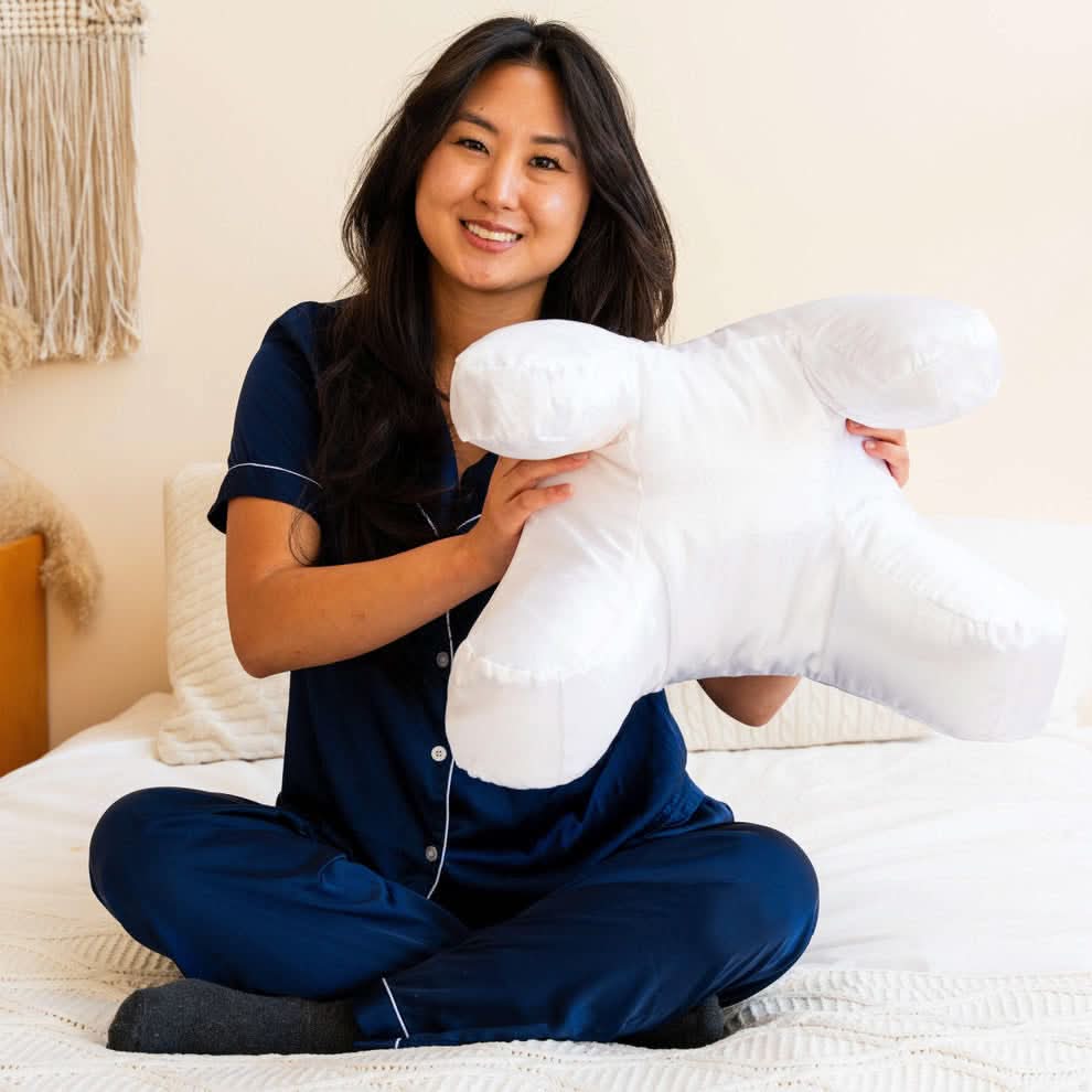 Ergonomic Memory Foam Pillow with Contoured Neck Support