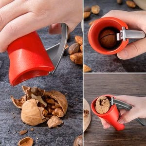 Ergonomic Nutcracker with Lever Mechanism – Robust Walnut &amp; Hazelnut Opener