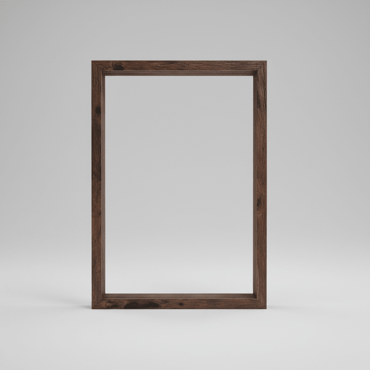 ETERNAL TRACES – Baby Memory Frame made of Wood with Clay for Hand &amp; Footprints
