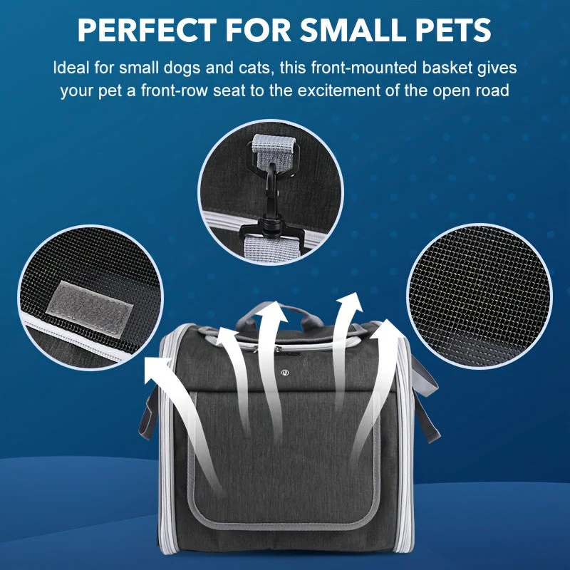 Expandable Pet Bike Basket
