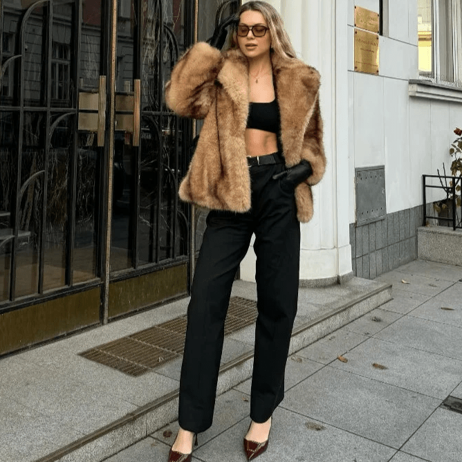 Faux Fur Coat