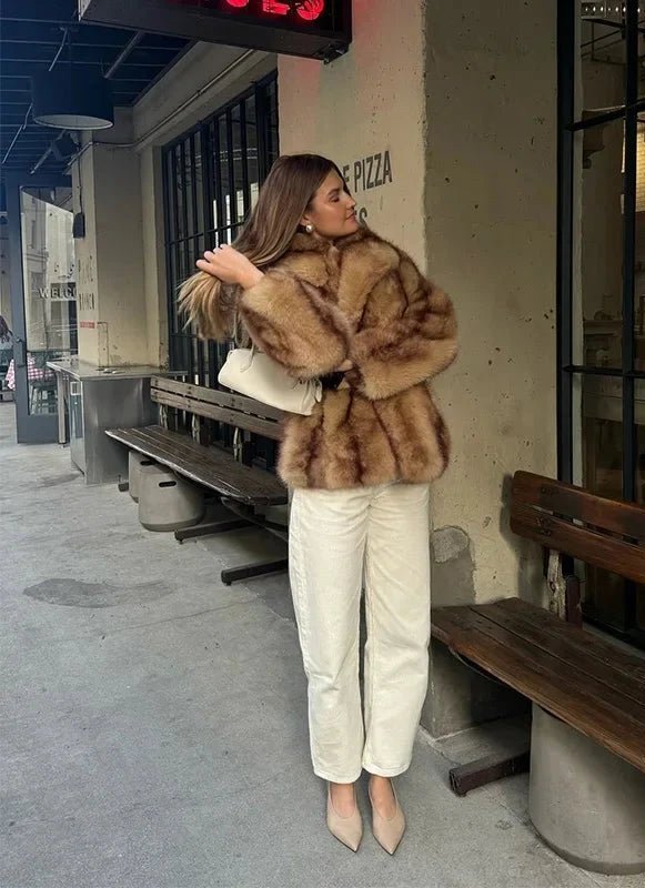 Faux Fur Coat