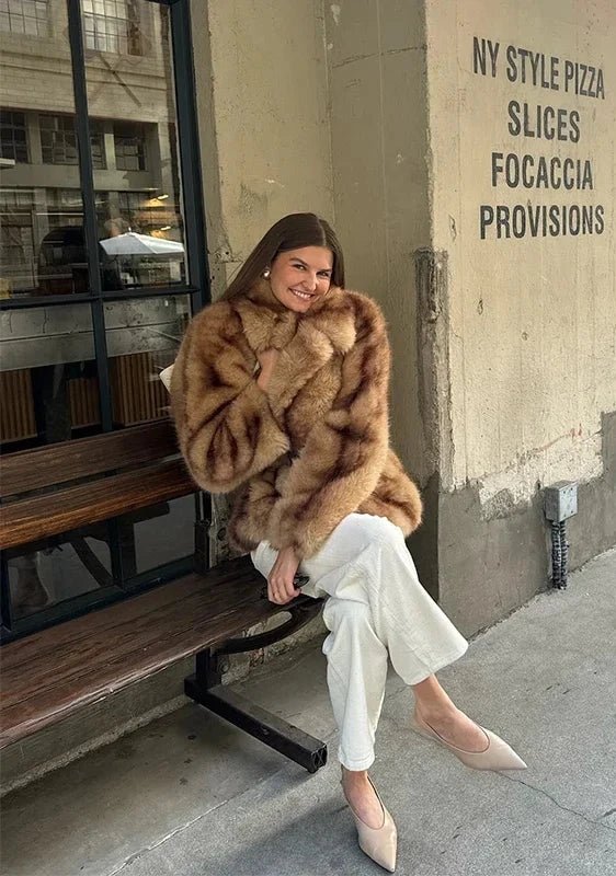 Faux Fur Coat