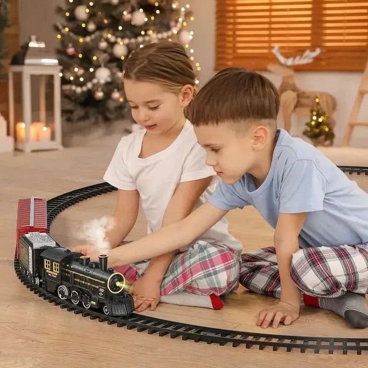 FESTITRAIN – Electric Christmas Train Set with Flexible Tracks