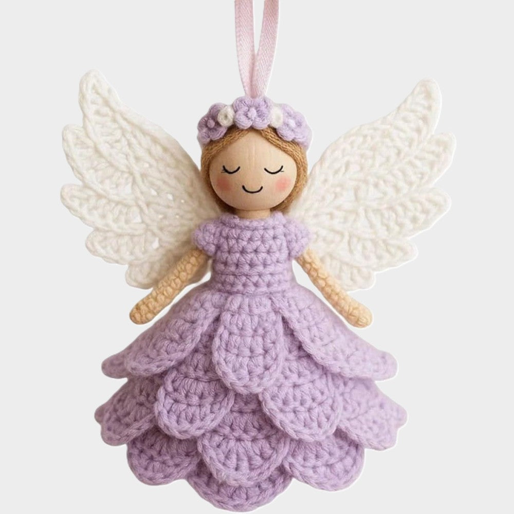 Festive Angel Ornament Crochet Kit
