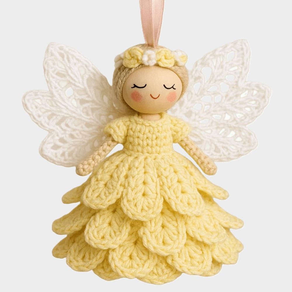 Festive Angel Ornament Crochet Kit
