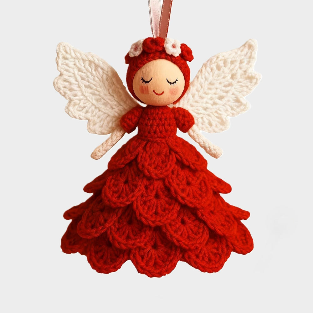 Festive Angel Ornament Crochet Kit