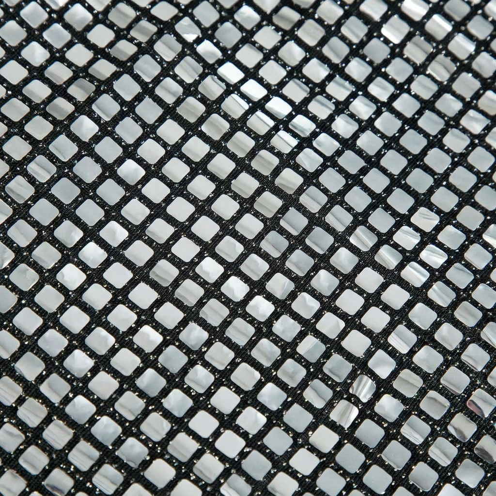 Festive Mini Skirt with Sparkling Mesh