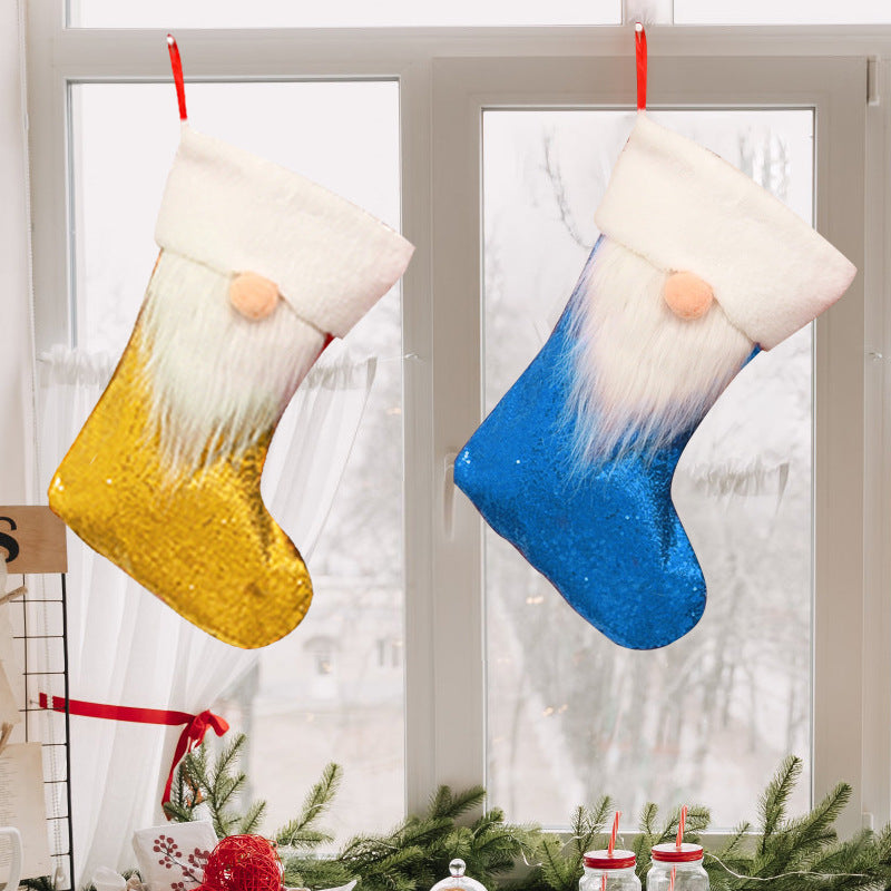 Festive Plush Christmas Stocking Set