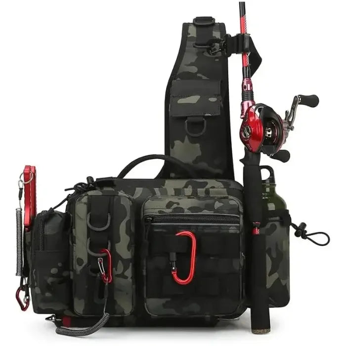 Fishing Bag with Shoulder &amp; Waist Belt