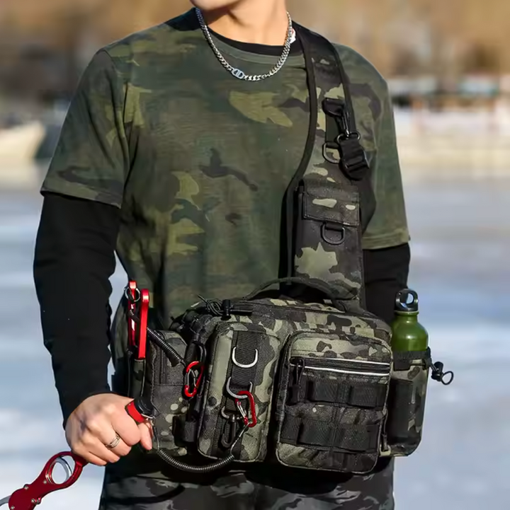 Fishing Bag with Shoulder &amp; Waist Belt