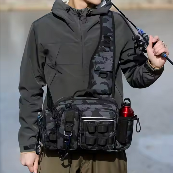 Fishing Bag with Shoulder &amp; Waist Belt