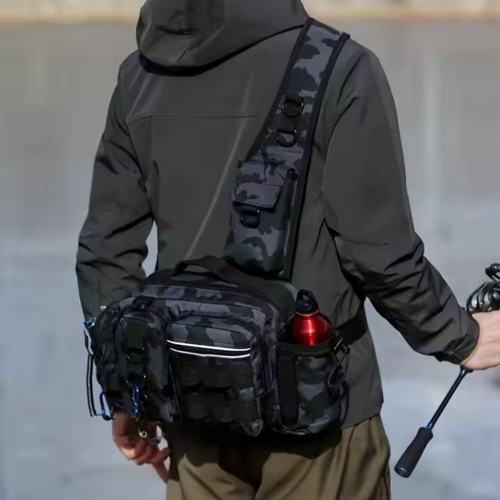 Fishing Bag with Shoulder &amp; Waist Belt