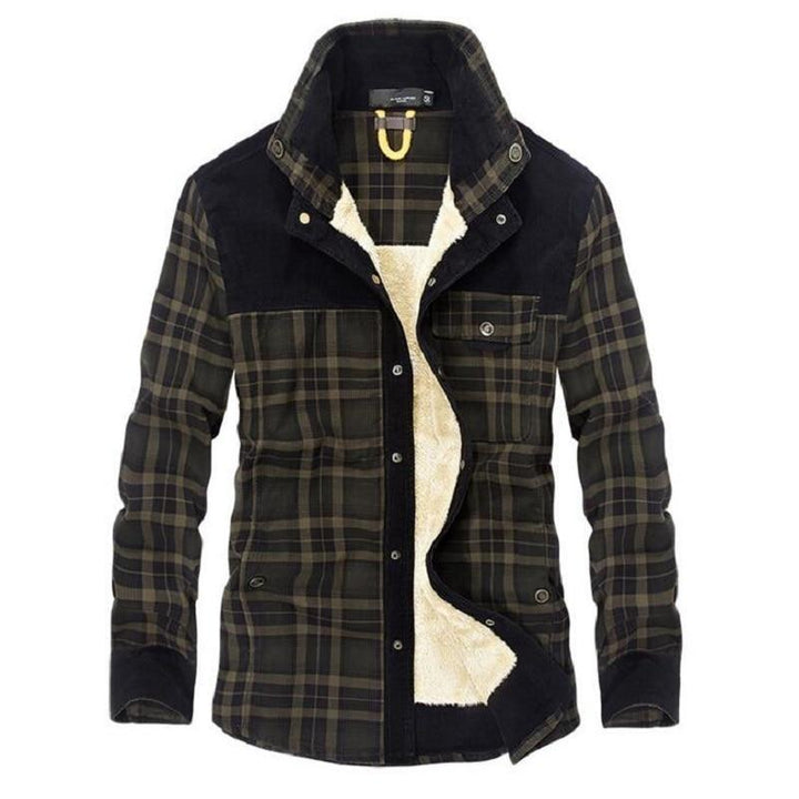Flannel Checkered Winter Jacket