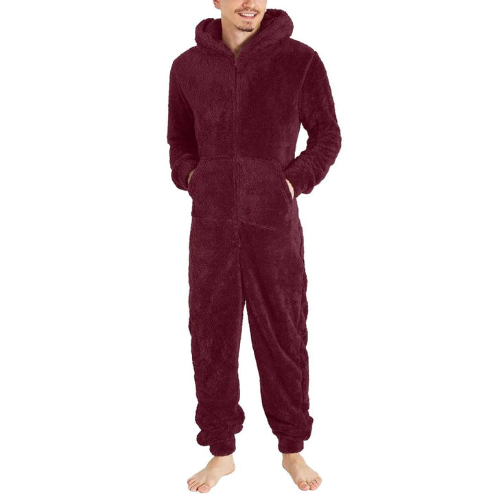 Fleece Jumpsuit Men - Warm &amp; Cozy Overall