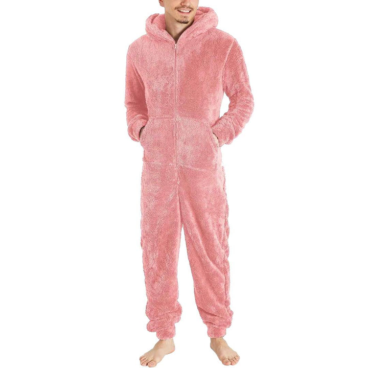 Fleece Jumpsuit Men - Warm &amp; Cozy Overall