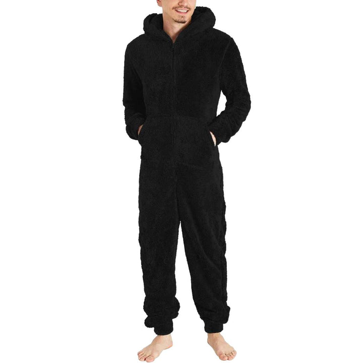 Fleece Jumpsuit Men - Warm &amp; Cozy Overall