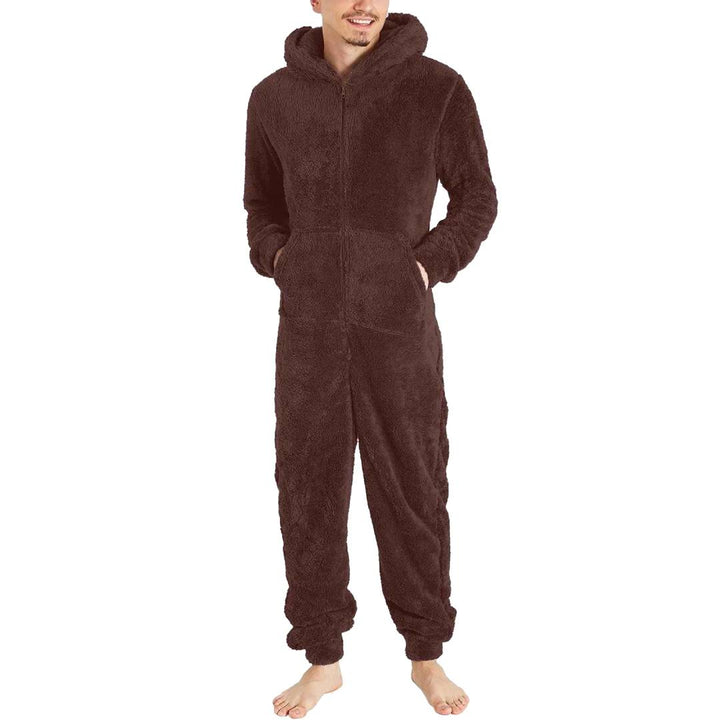 Fleece Jumpsuit Men - Warm &amp; Cozy Overall