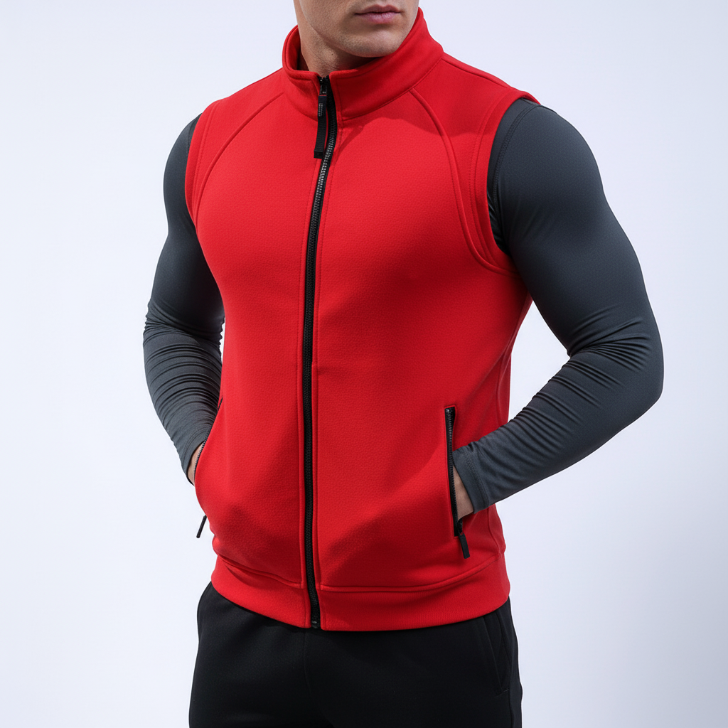 Fleece-Lined Casual Vest