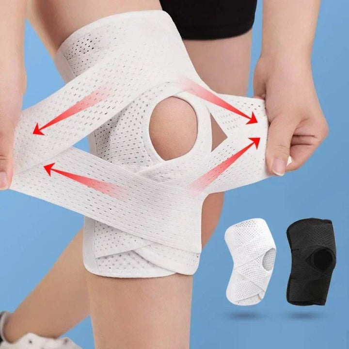 FlexGuard Knee Pads | with Support Compression Springs and Tension Strap - for Stability - Pain Relief and Protection Niki