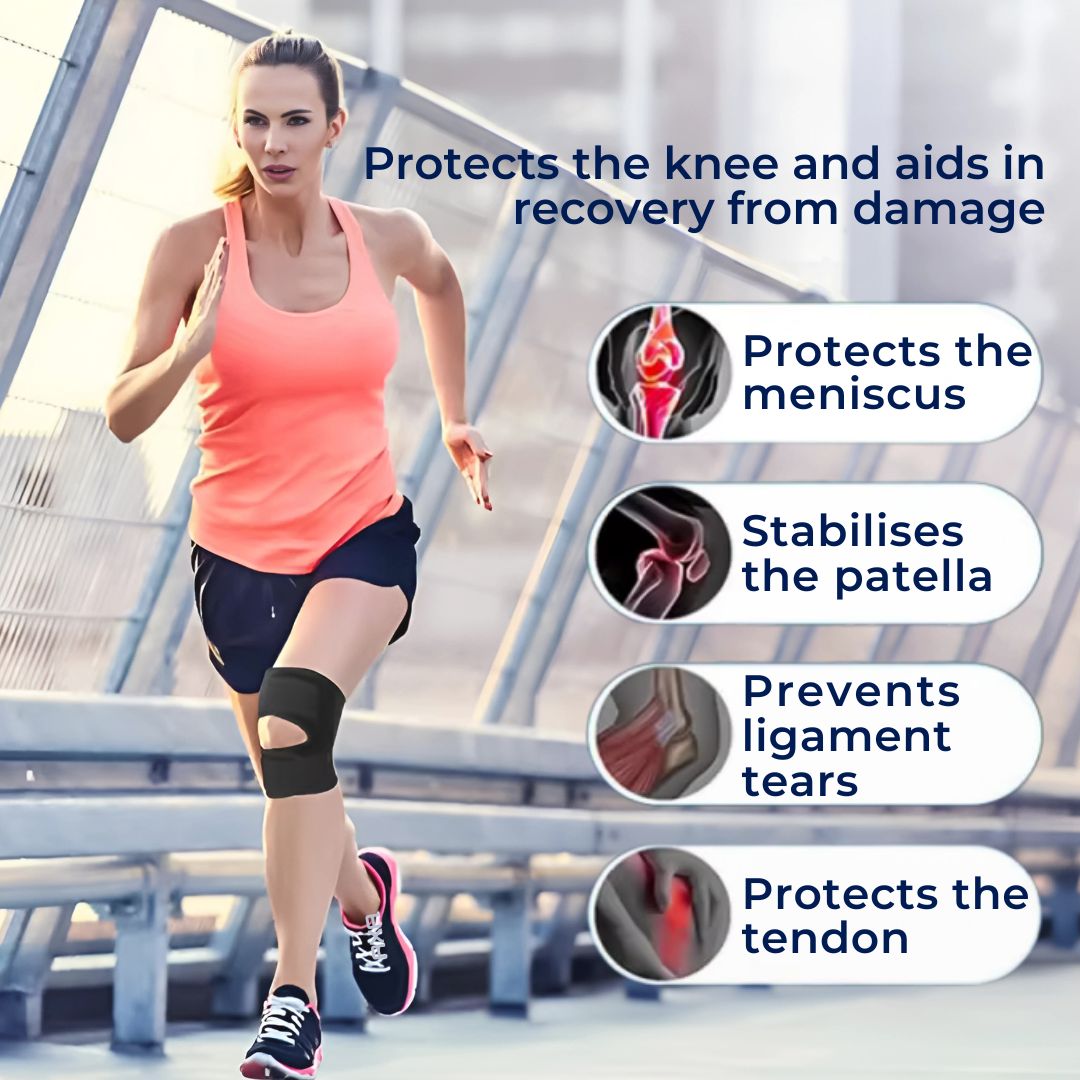 FlexGuard Knee Pads | with Support Compression Springs and Tension Strap - for Stability - Pain Relief and Protection Niki