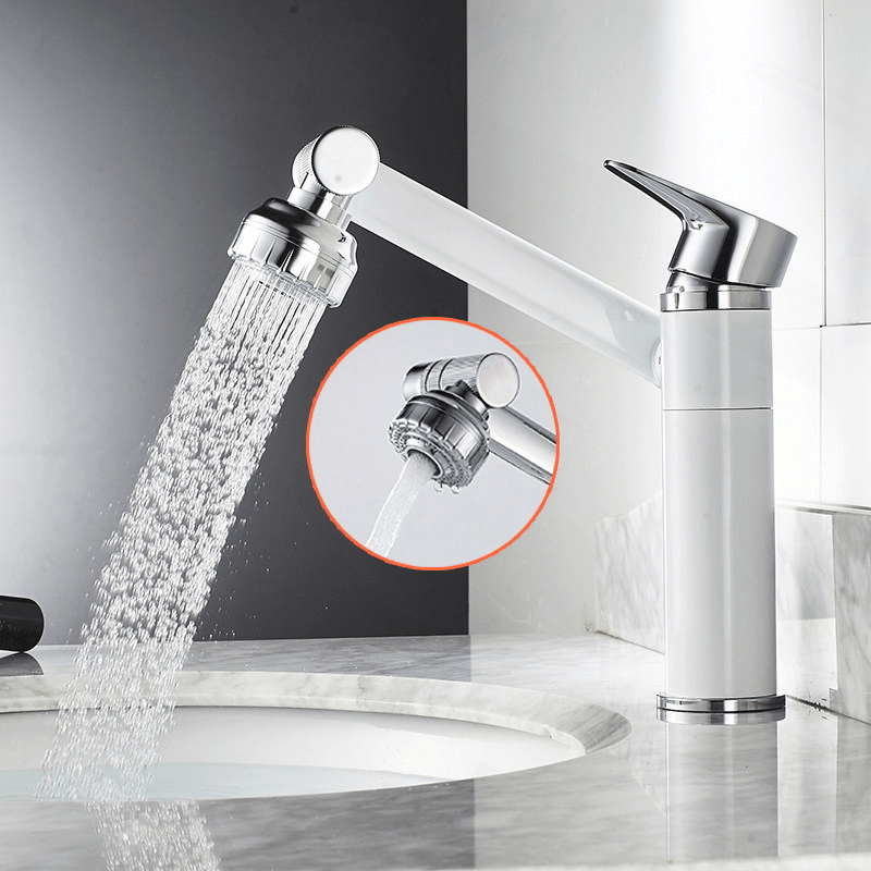 Flexible Faucet with 360° Spray Function for Bathroom and Kitchen