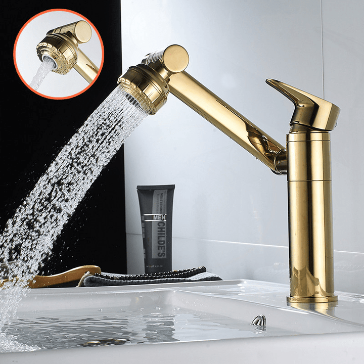 Flexible Faucet with 360° Spray Function for Bathroom and Kitchen