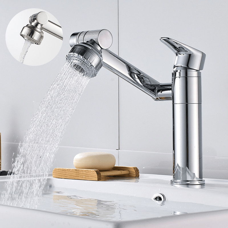 Flexible Faucet with 360° Spray Function for Bathroom and Kitchen