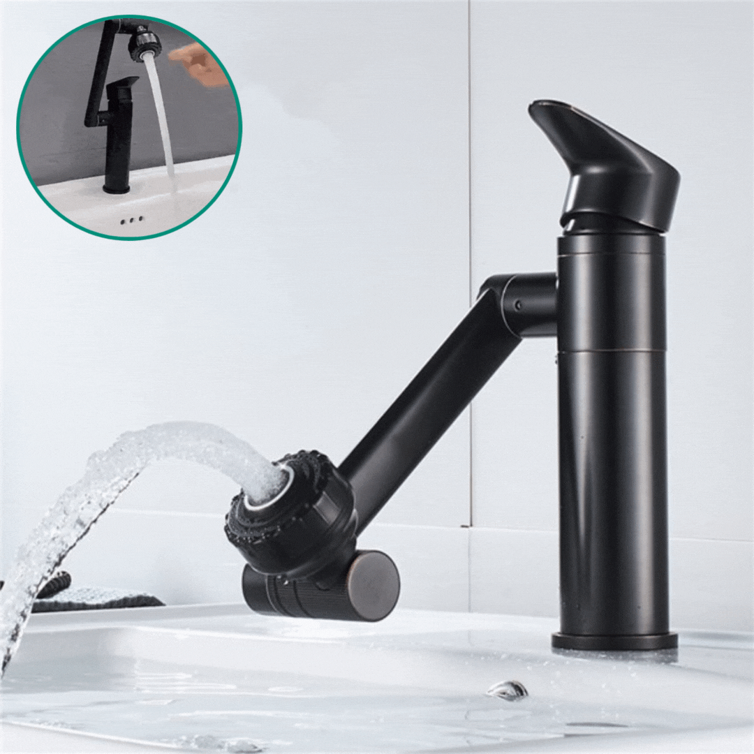 Flexible Faucet with 360° Spray Function for Bathroom and Kitchen