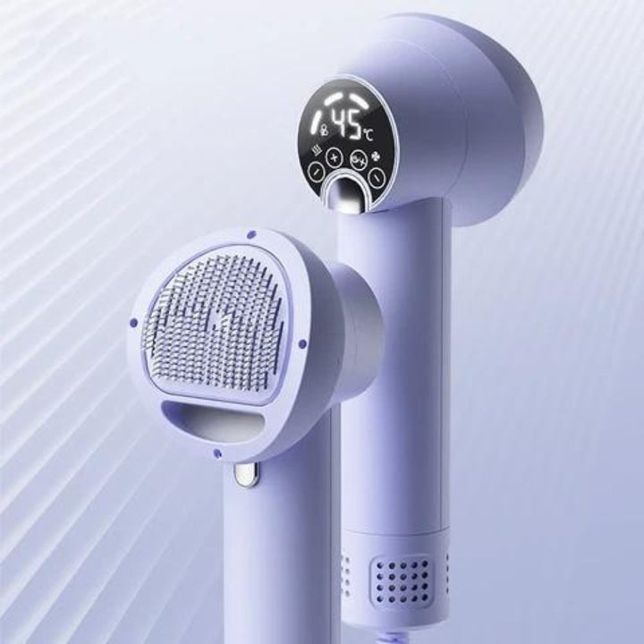 FluffDry • 2-in-1 Dog Hair Dryer &amp; Brush