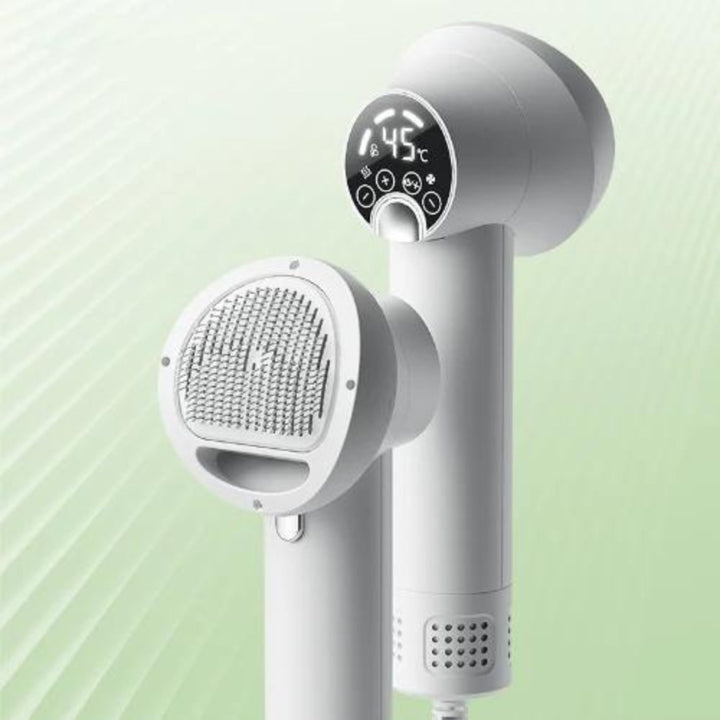 FluffDry • 2-in-1 Dog Hair Dryer &amp; Brush