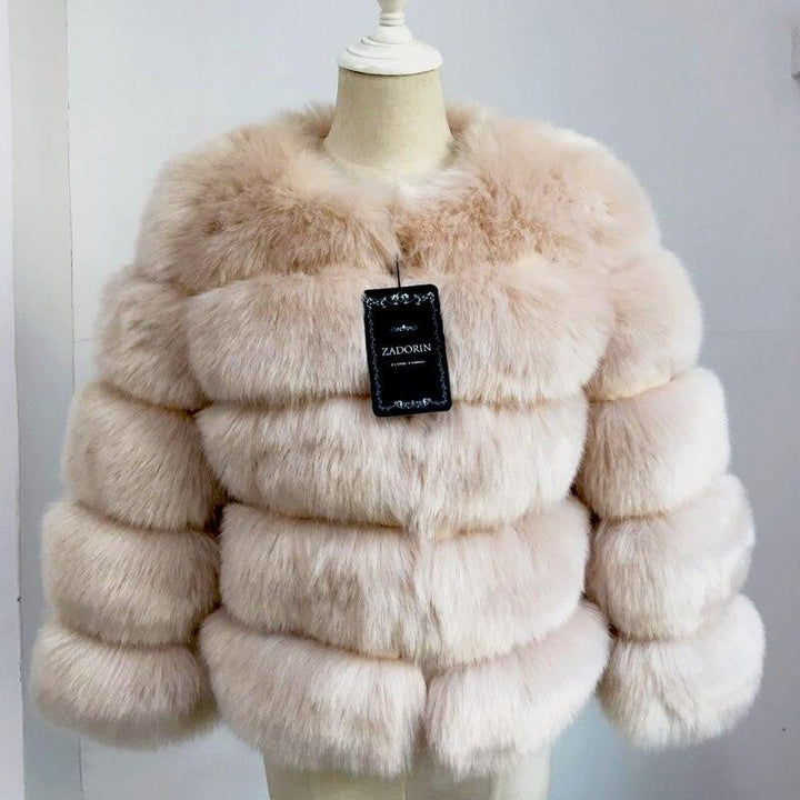 Fluffy Winter Jacket for Women - Stylish and Comfortable