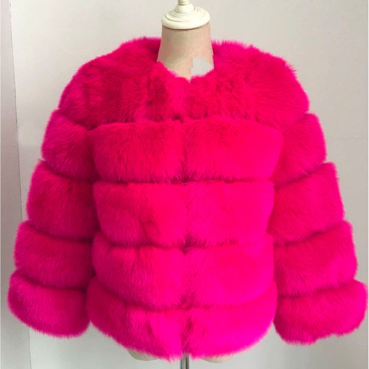 Fluffy Winter Jacket for Women - Stylish and Comfortable