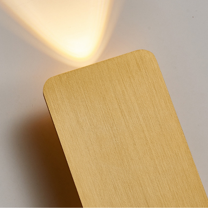 Flush Mount Bi-Directional LED Wall Sconce in Brushed Metal