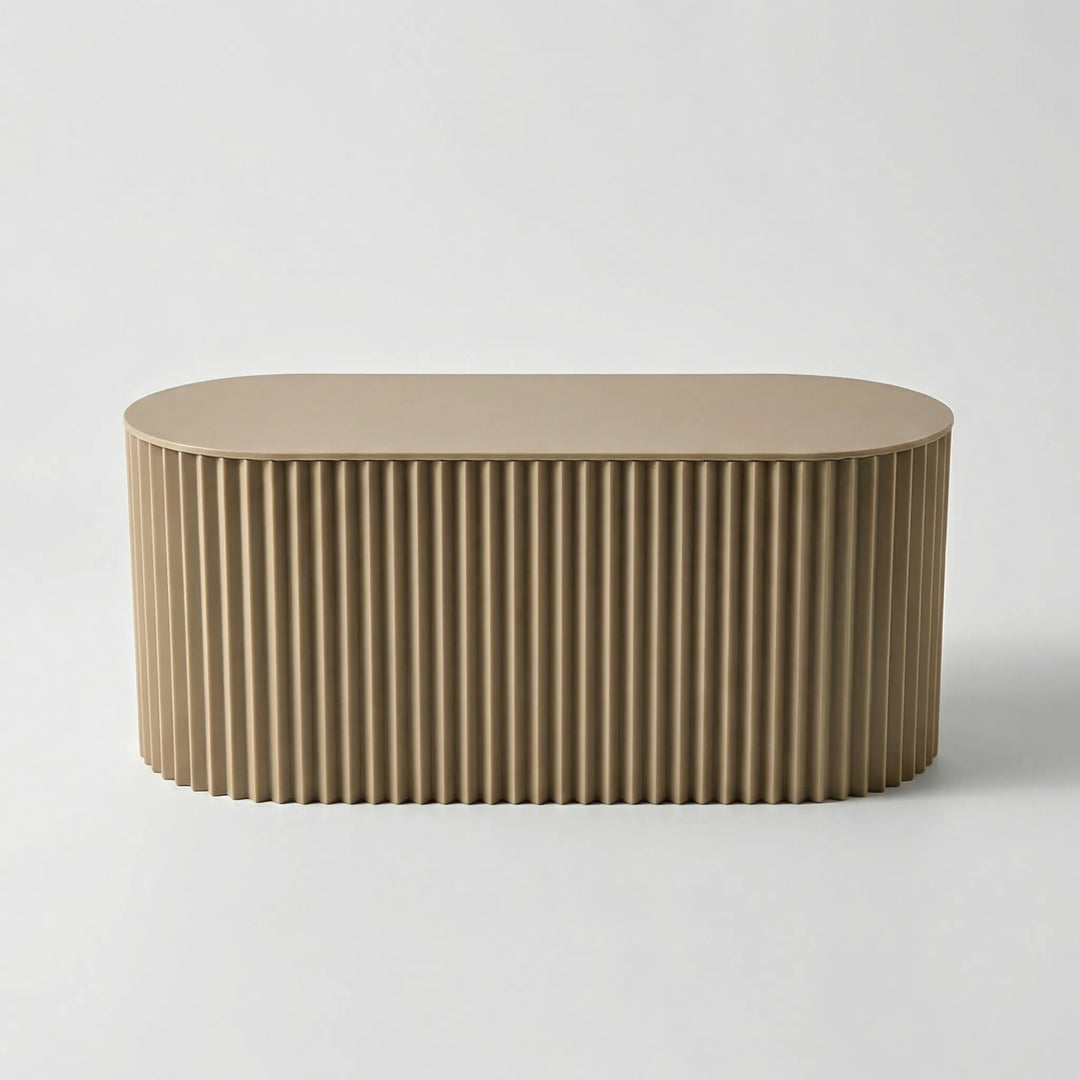 Fluted Cable Management Box with Flat Storage Lid