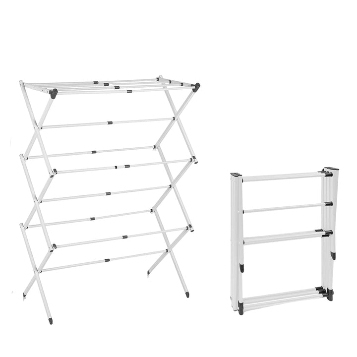 Foldable Clothes Drying Rack with Lightweight Space-Saving Design