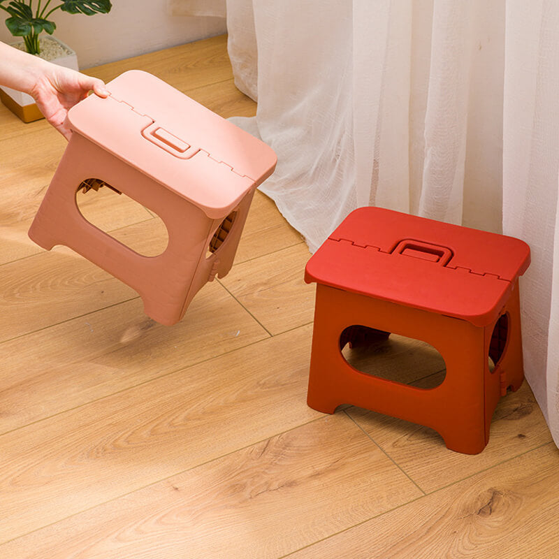 Folding Step Stool with Handle – Lightweight, Durable &amp; Space-Saving for Kitchen, Bathroom, Office &amp; Outdoor Use