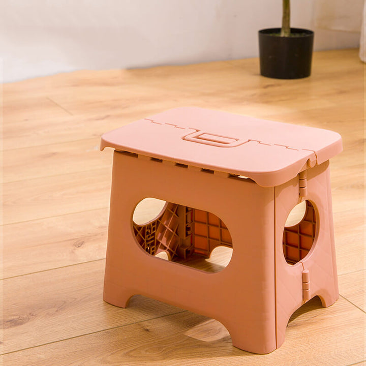 Folding Step Stool with Handle – Lightweight, Durable &amp; Space-Saving for Kitchen, Bathroom, Office &amp; Outdoor Use