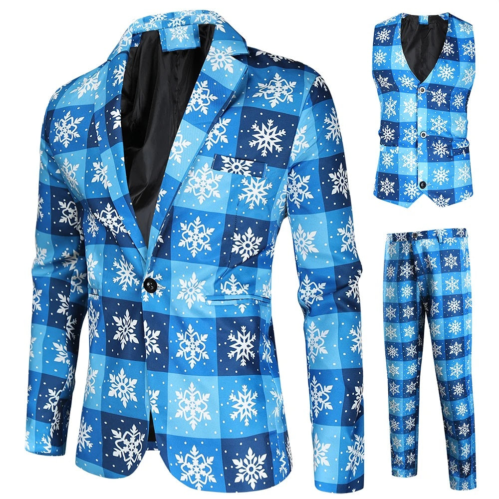 Frosty 3-Piece Holiday Suit
