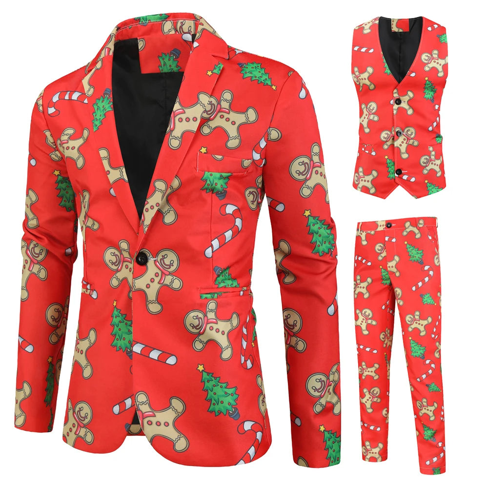 Frosty 3-Piece Holiday Suit