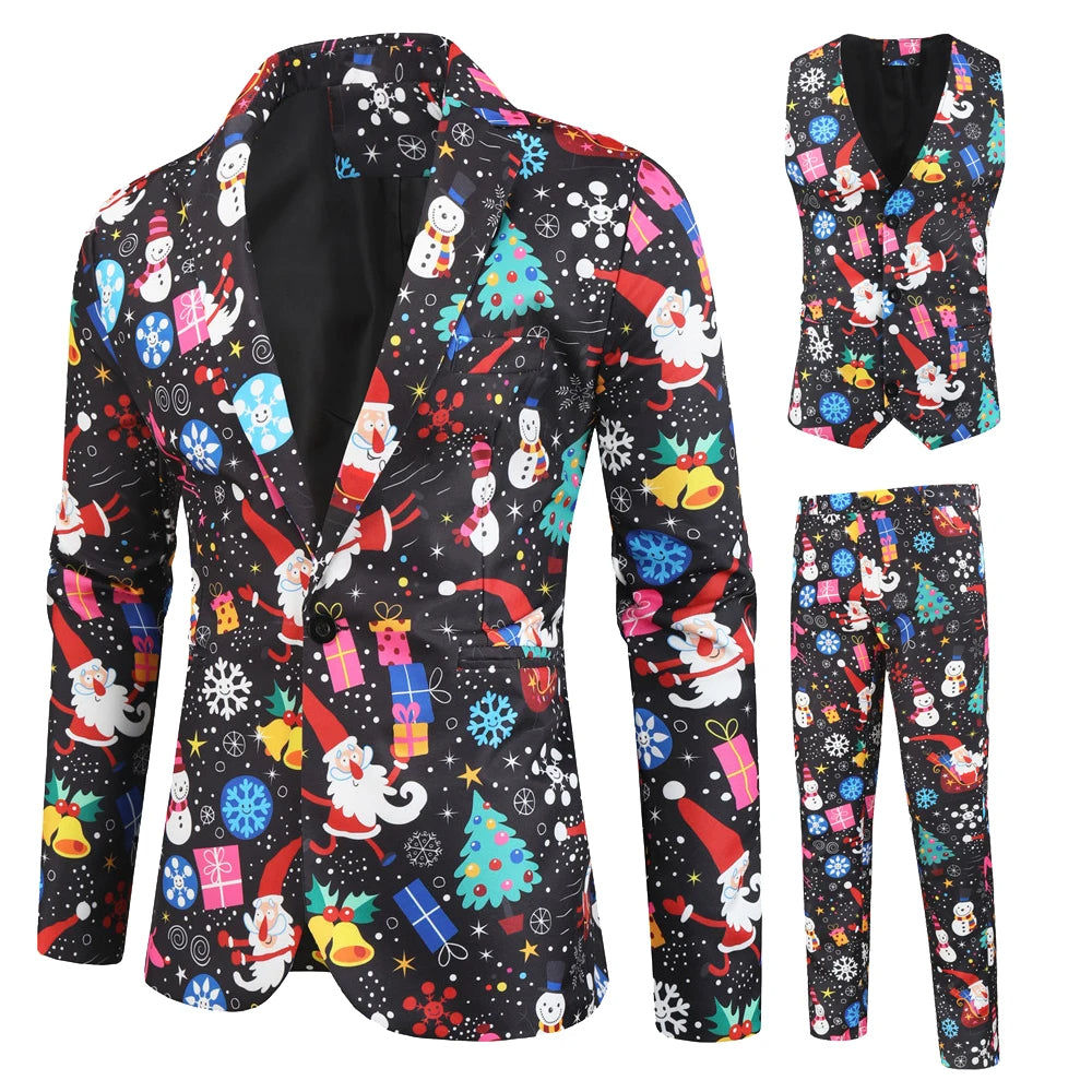 Frosty 3-Piece Holiday Suit