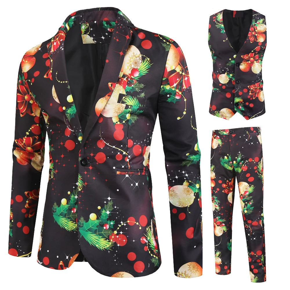 Frosty 3-Piece Holiday Suit