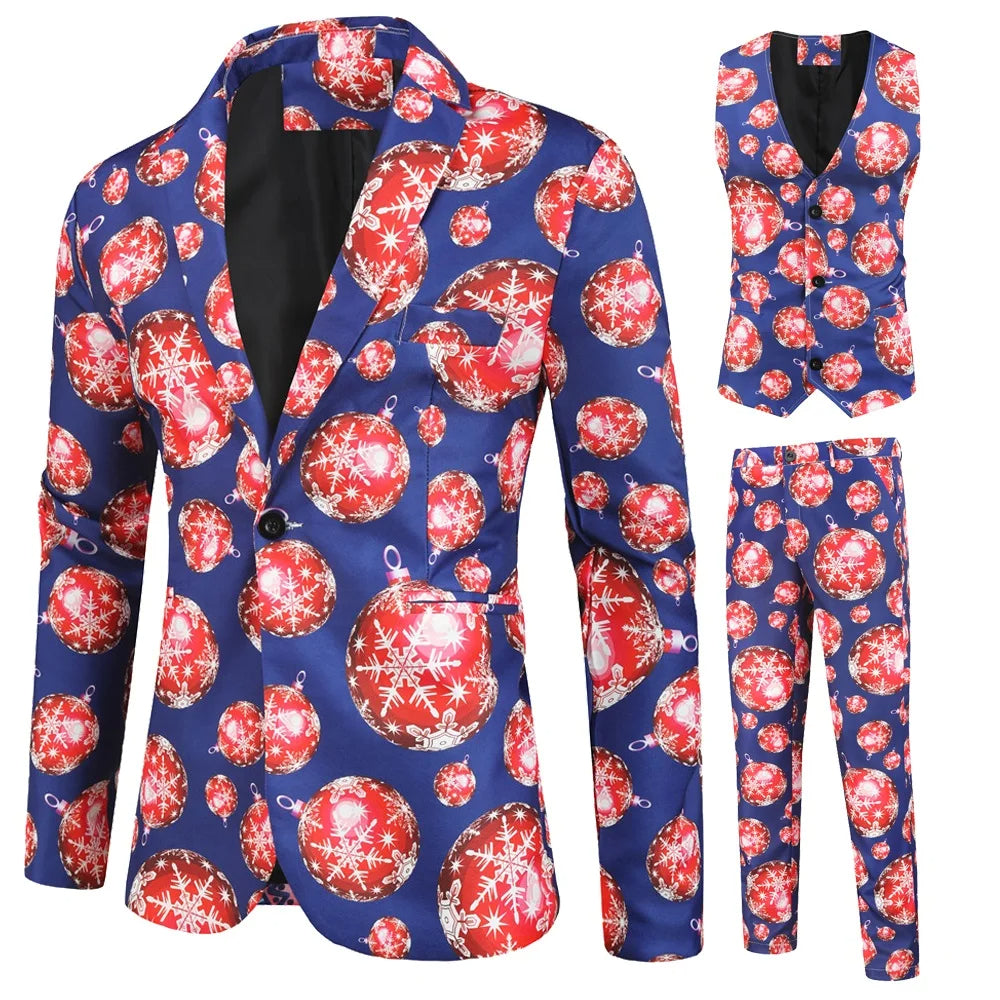 Frosty 3-Piece Holiday Suit