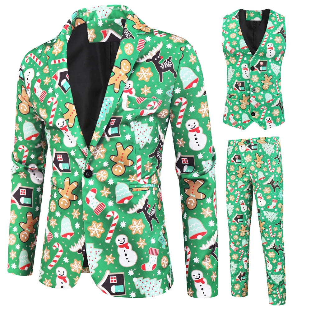 Frosty 3-Piece Holiday Suit