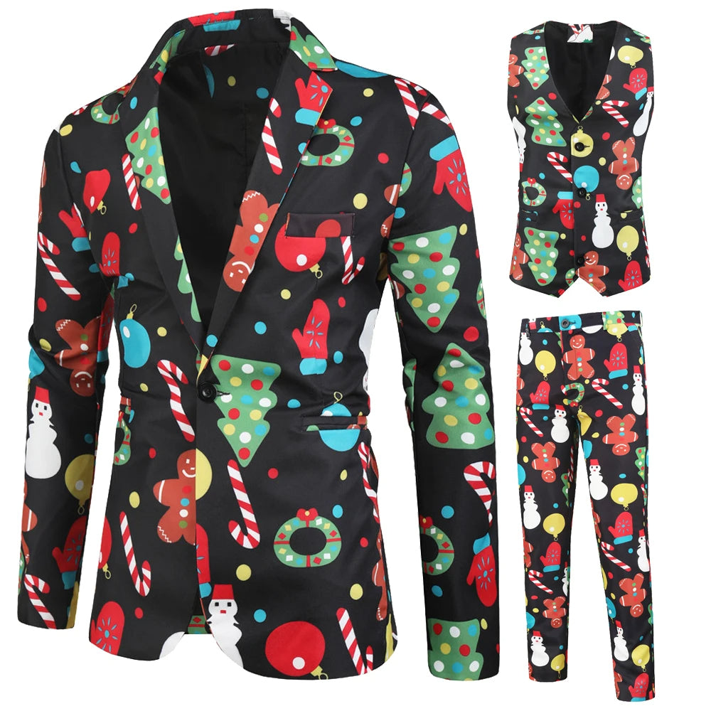 Frosty 3-Piece Holiday Suit